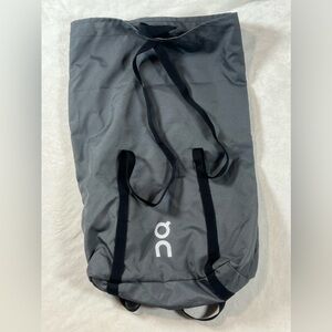 On Running On Cloud Drawstring Barrel Backpack Lightweight Carry All Bag Unisex